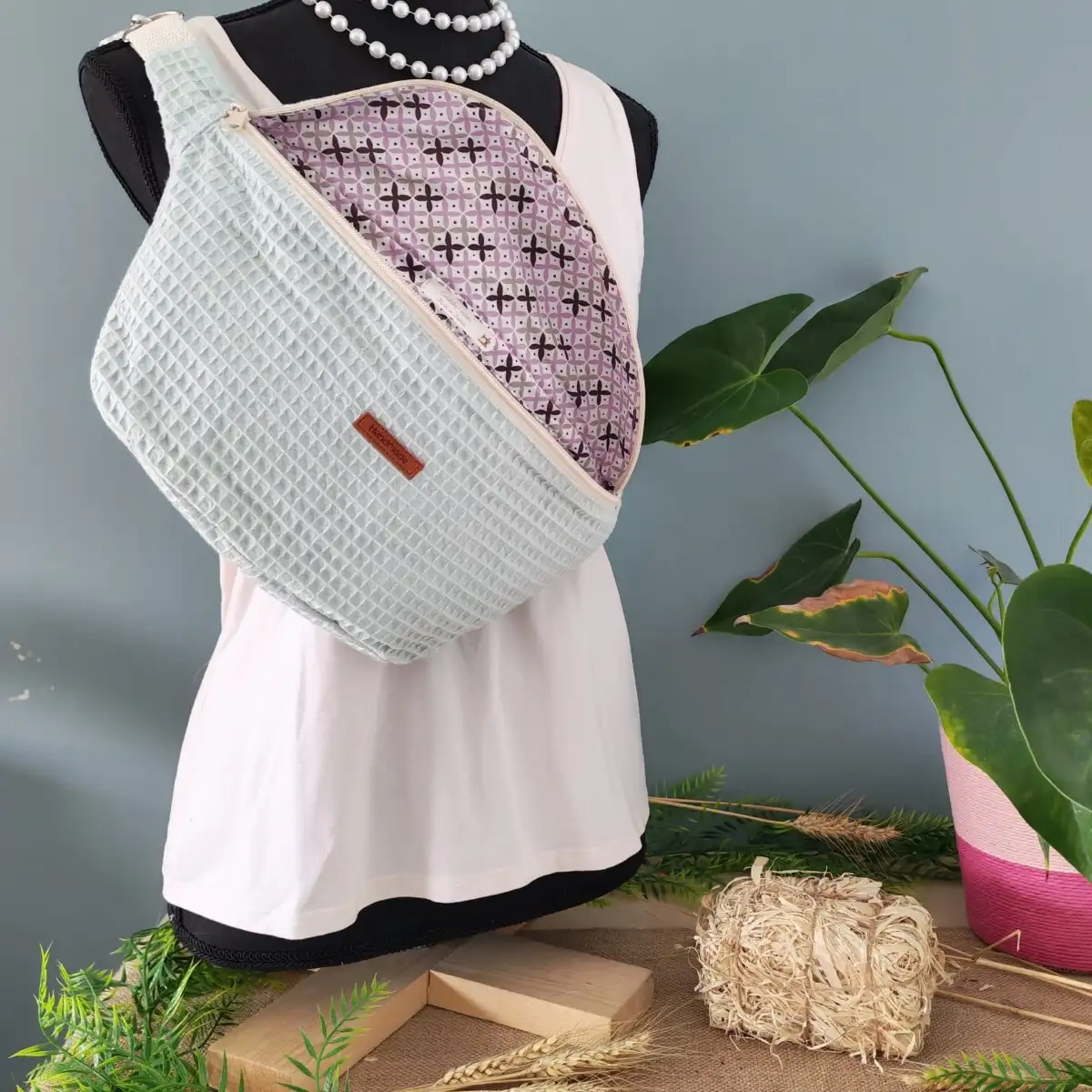 Sac banane XL nid d'abeille