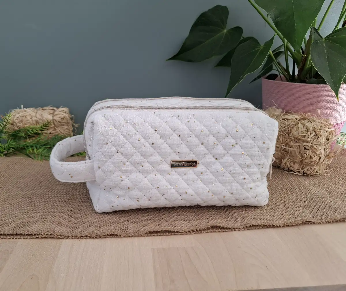 Trousse de toilette double compartiment