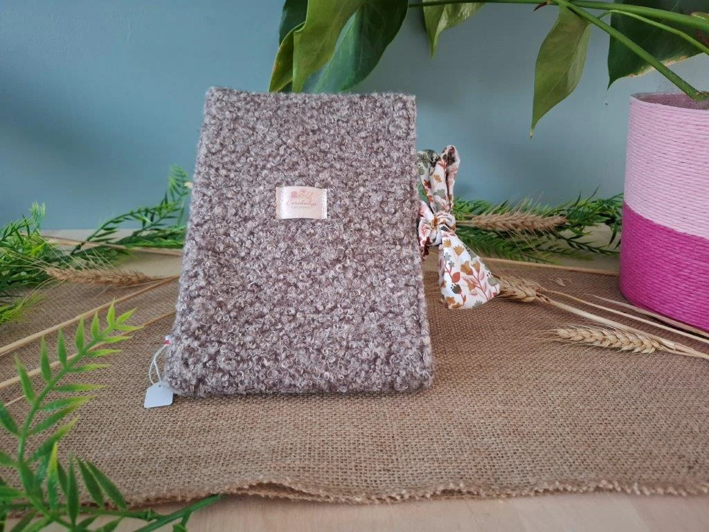 Pochette à livres en sherpa