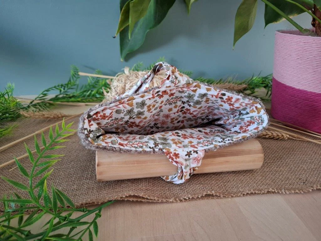 Pochette à livres en sherpa